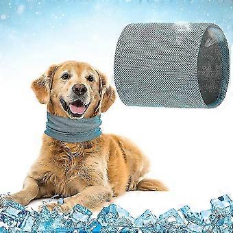 Cane Bandana di raffreddamento istantaneo, traspirante pet autoscaffreddante Ice Collar per Bulldog Puppy Cat
