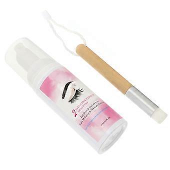 Wenkbrauw Wimperverlenging Shampoo Make-up Residu Mascara Remover met Borstel