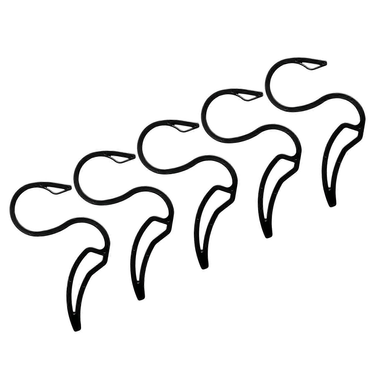 Plastic Clothes Hangers Specially Designed For Hooded Sweatshirts And Scarves Nonslip Hook Multicolor
