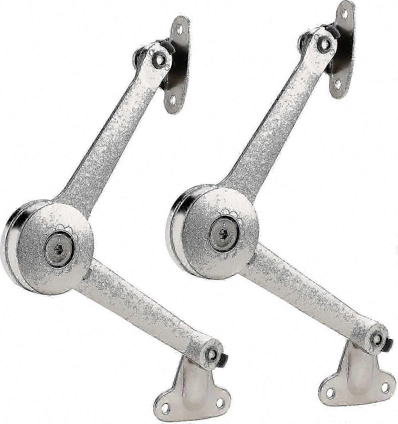 Kitchen Toy Box Lid Support Hinge 75 110, Max 40lbs (2 Pack)