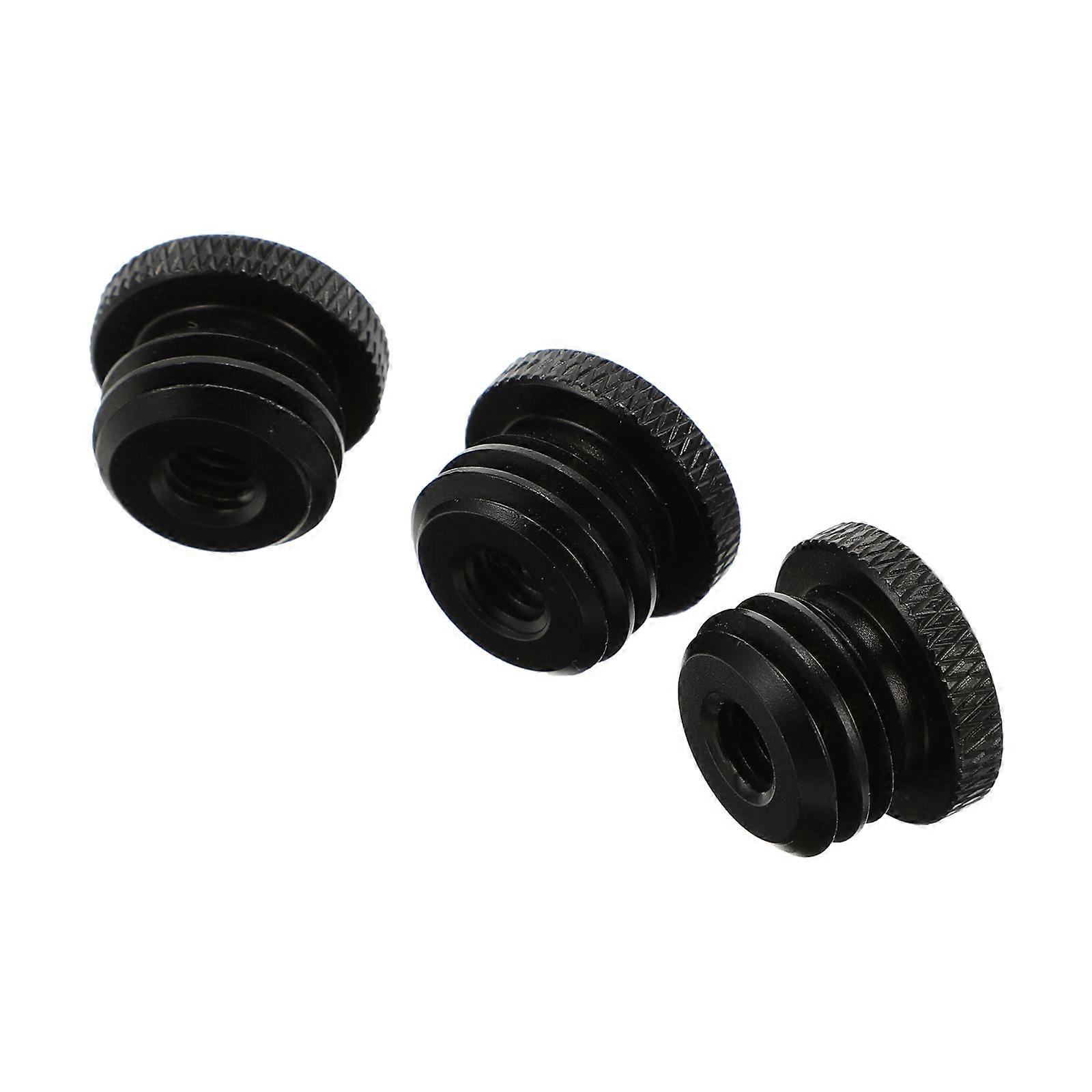 3pcs Mic Stand Adapter Screw Microphone Tripod Conversion Thread Adapter