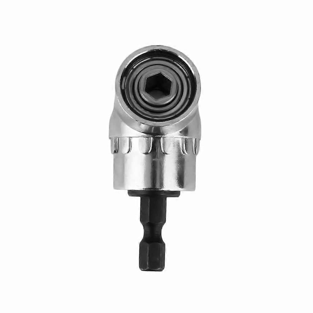 105Angle 1/4" Hex Drill Bit Screwdriver Socket Holder Adapter