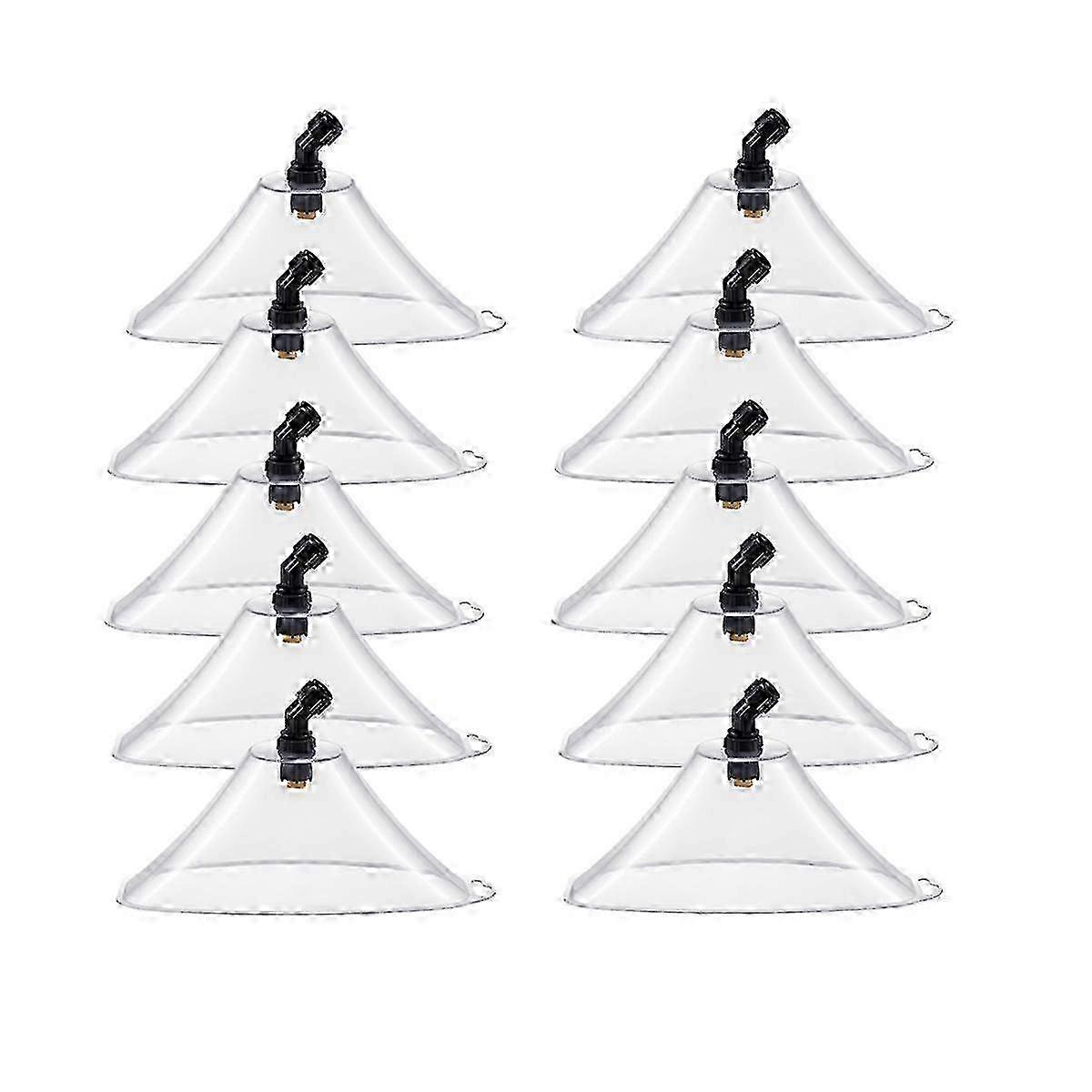 10 Pack Flat Spray Nozzle Shields compatible with Drift Guard Compatibility with Most Sprayers Ideal compatible with Long-Range Use