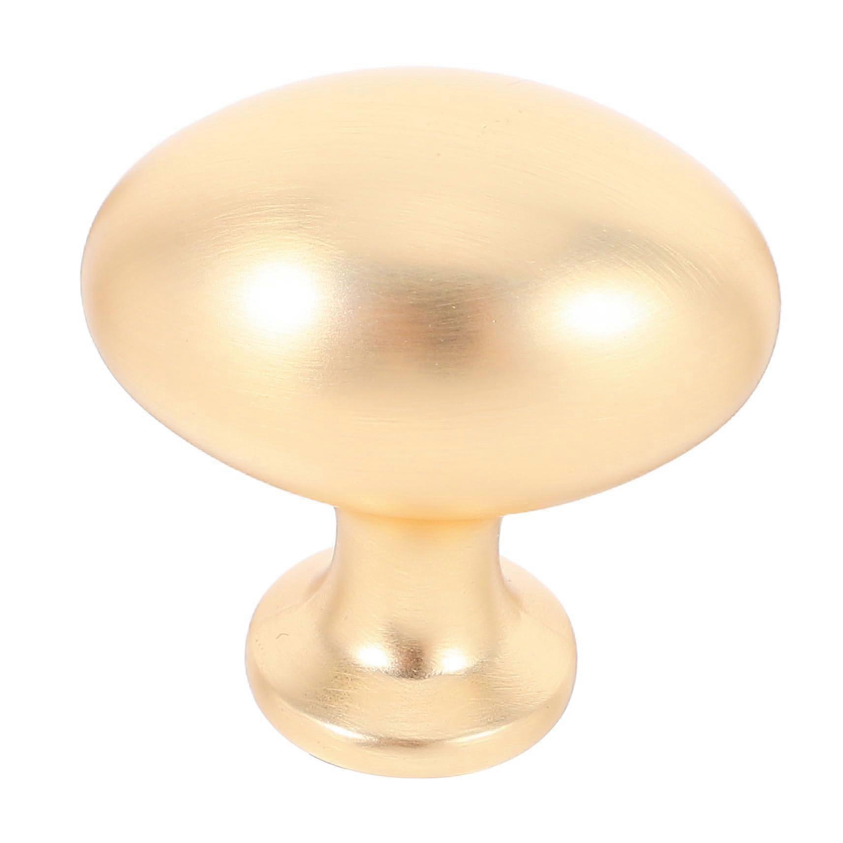 Antique Egg Shape Cabinet Knobs and Pulls, Durable Brushed Alloy Handles for Kitchen and Wardrobe