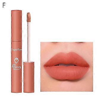 6(F)$Sweet Kiss Lip Glaze Lipstick Matte Non-fading Non-stick Cup Velvet Lip Gloss Long-lasting Matte Lipstick