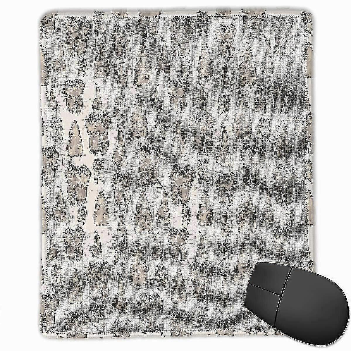 Mouse Office Pads Pattern Space Home Yanteng Sharp Teeth