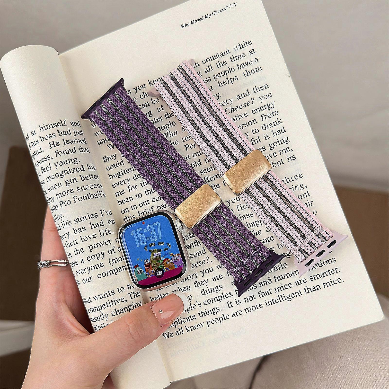 Loop Magnetic Clasp Mesh Nylon Watch Band