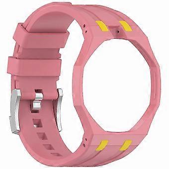 Kit de modification 2-en-1 : boîtier PC + bracelet en silicone pour montre de poche Swatch X AP Royal Pop