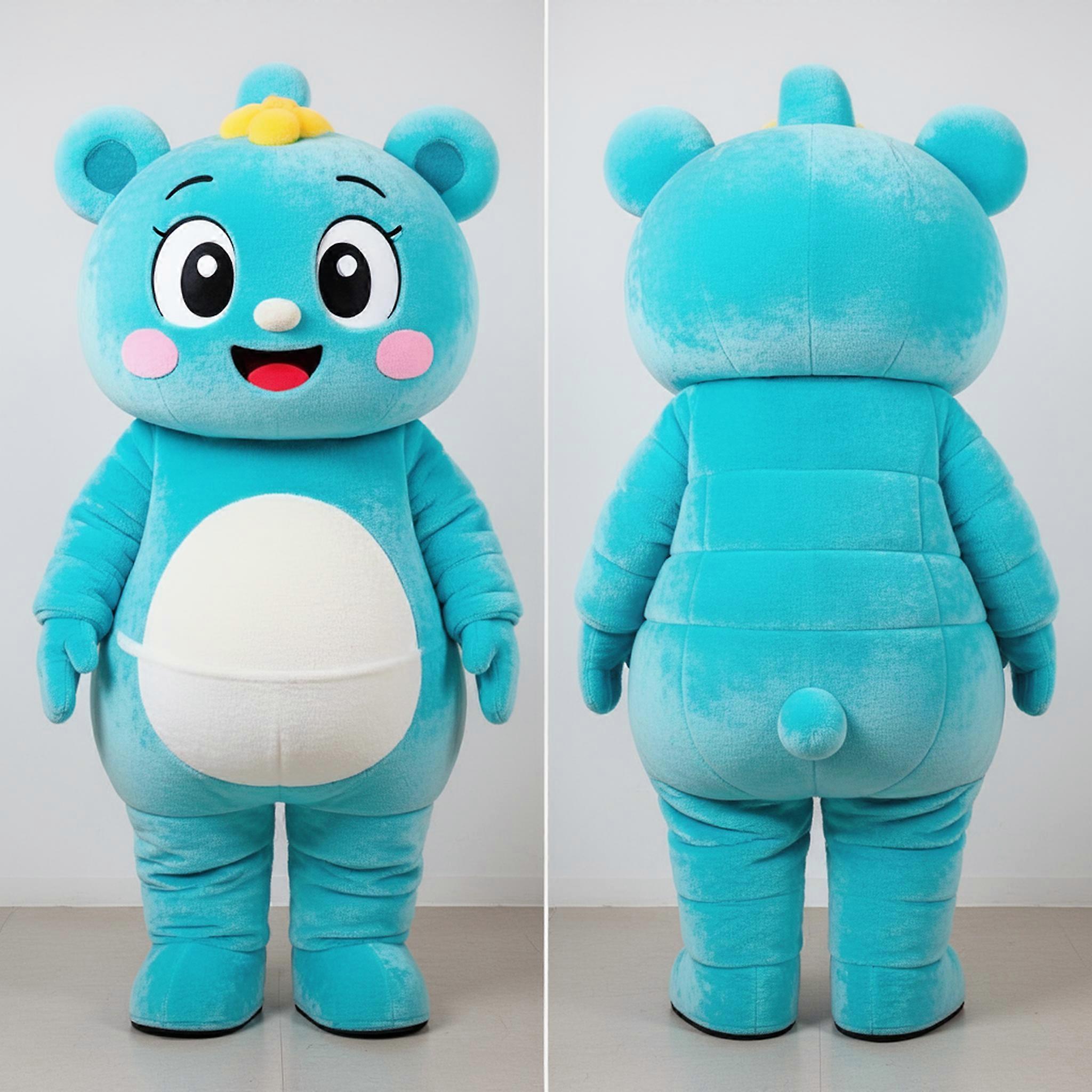 MASTICOT Cyan Bubbly Miso Soup Mascot