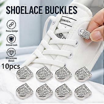 Shoelace Buckles - Quick Lock Closures for Secure No-Tie Sneakers and Sports Shoes