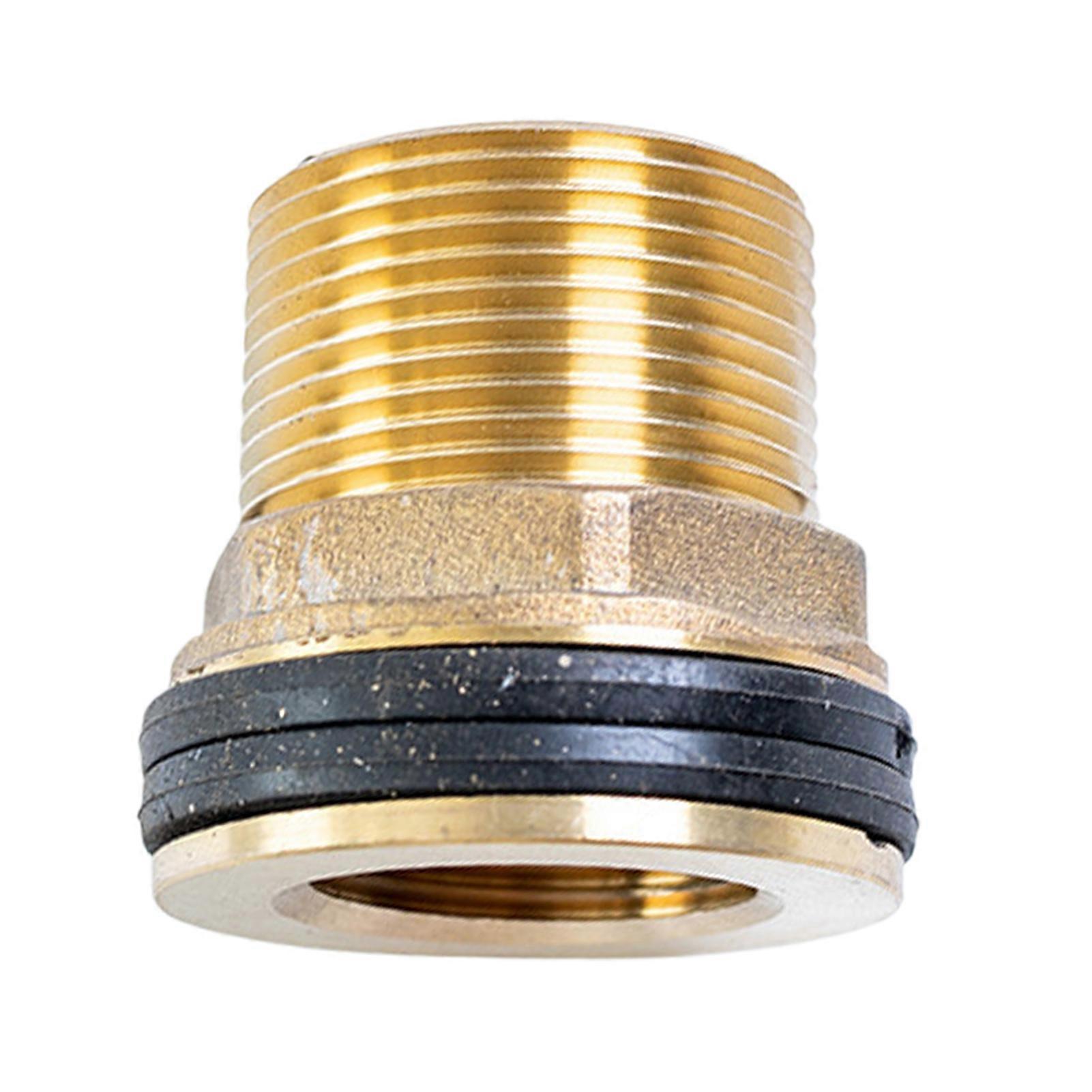 Bucket Connector Bulkhead Fitting with Rubber Ring Threaded Adapter