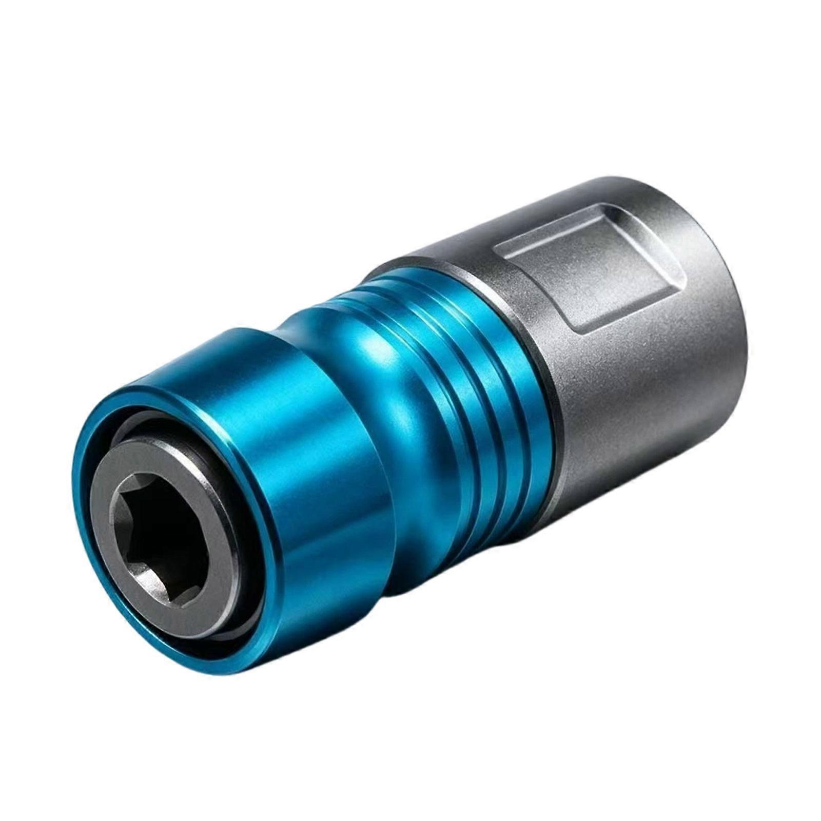 1/4Inch Hex Bit Holders Drill Bit Adapter for M10 Threaded Drill Fit, Compactly Metal Drill Conversion Tool with Quick Release Design for Workshop