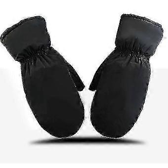 Luvas de esqui de inverno para homens, engrossadas com veludo, quentes para ciclismo, à prova de frio, impermeáveis e resistentes ao desgaste, bicicleta elétrica