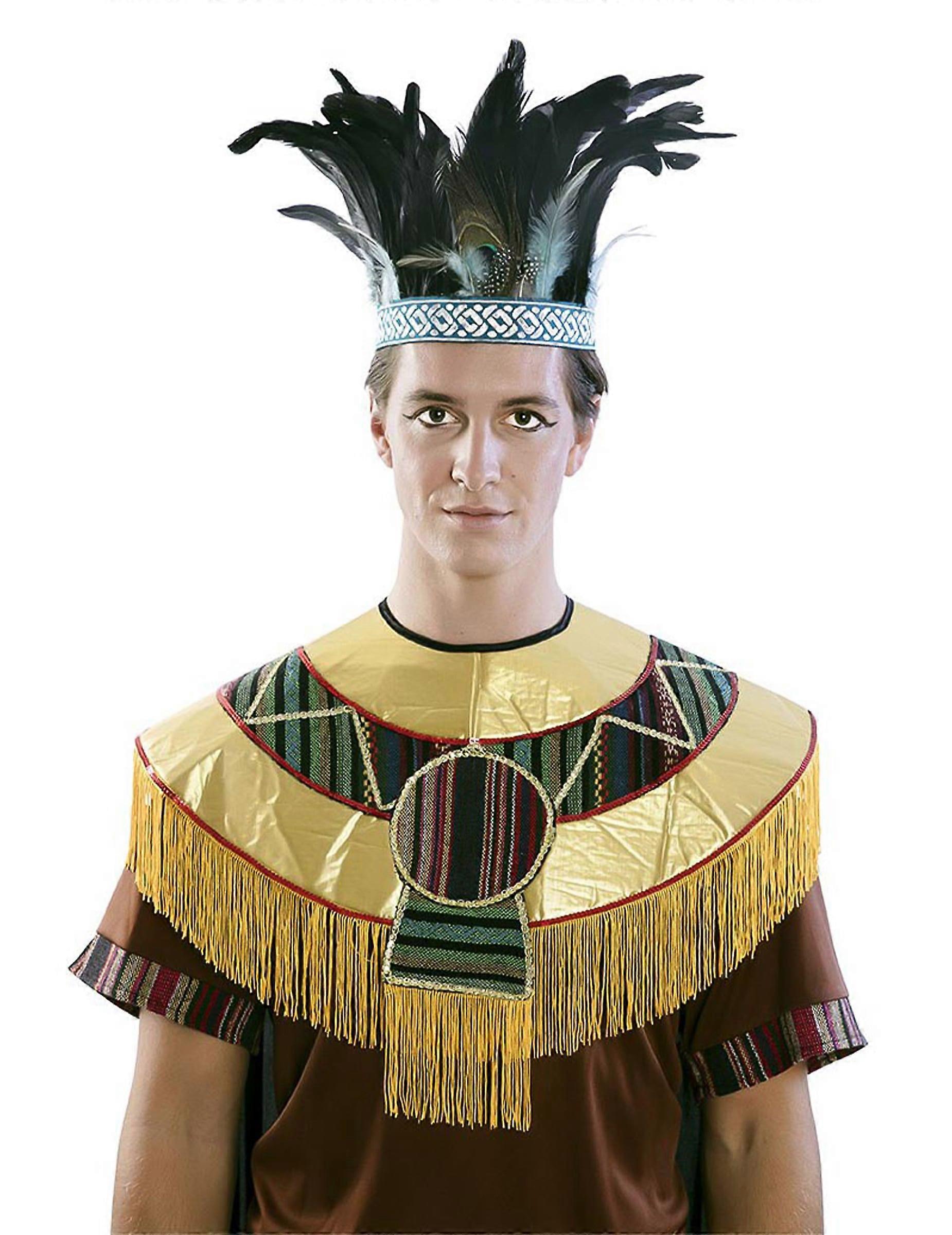 Adult Aztec Feather Crown