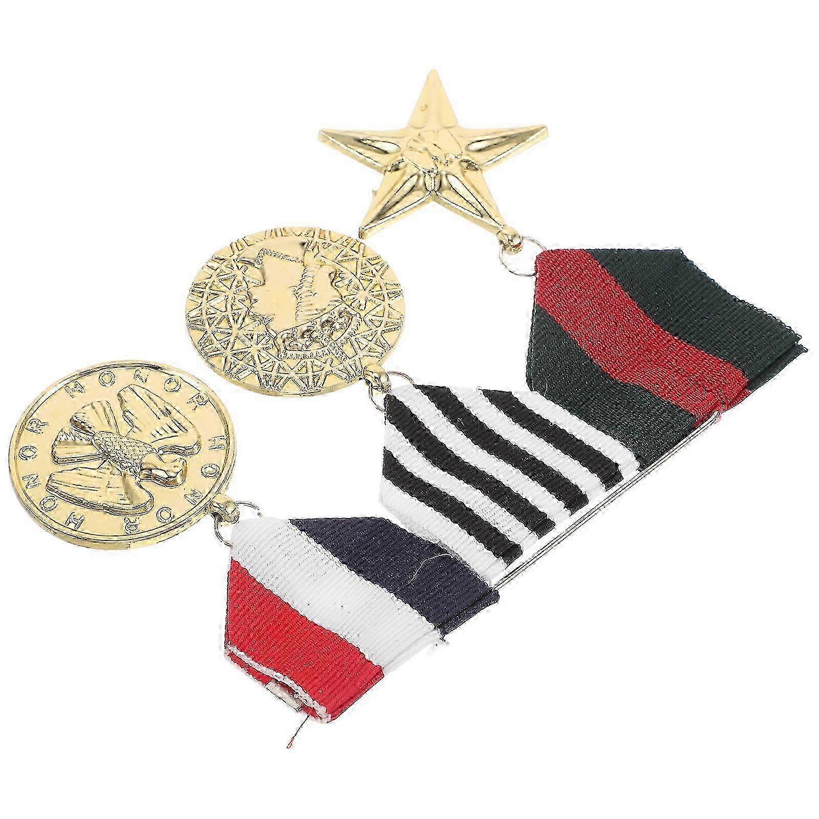 Compatible with Cosplay Delicate Navy Masquerade Medals 1Set Plastic