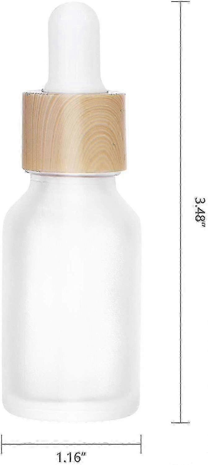 Frosted Glass Dropper Bottles, Durable for Kitchen & Dining