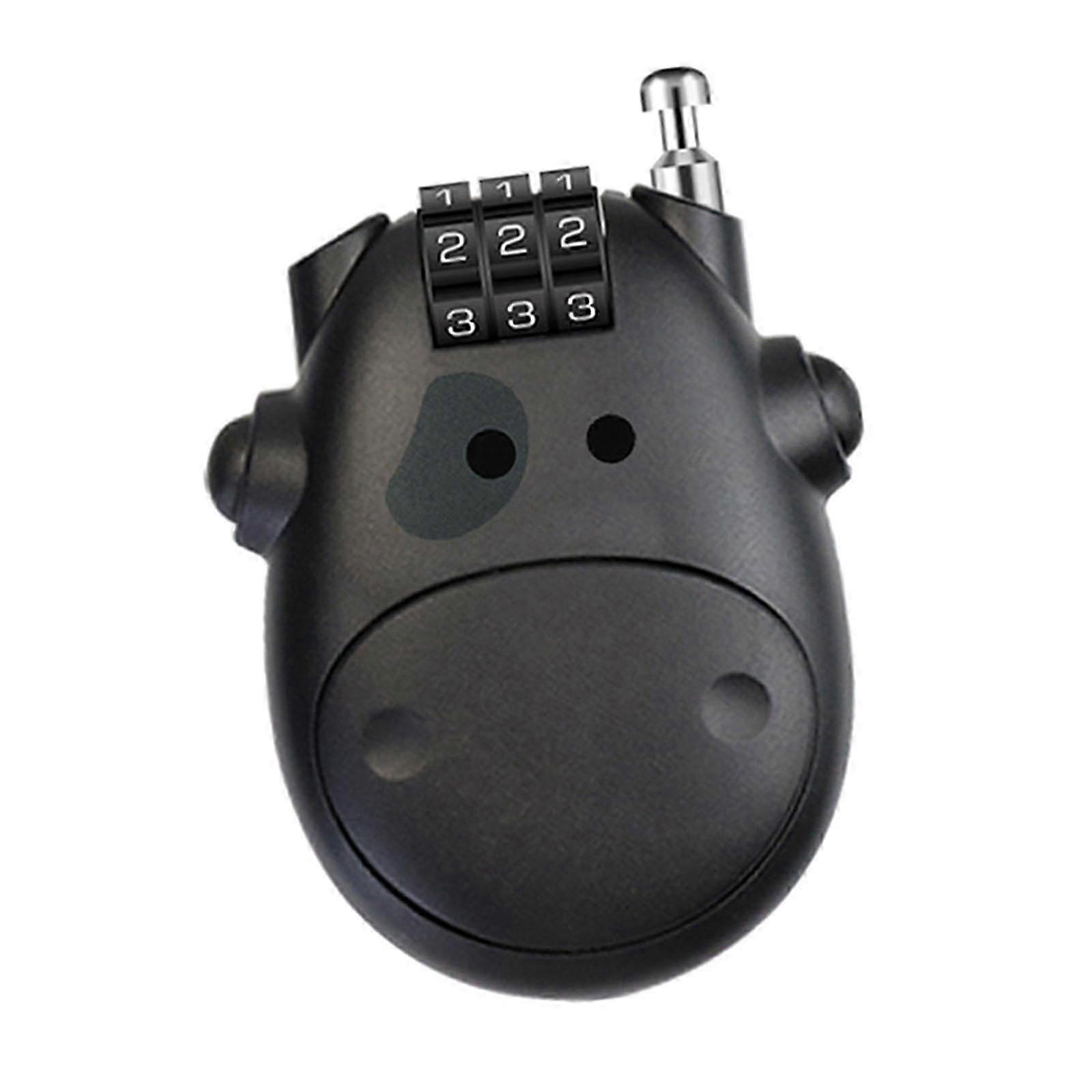 Portable 3 Digit Steel Cable Lock