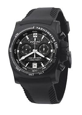 Zodiac sst Quartz Analog Man Watch with ZO7503 Rubber Bracelet