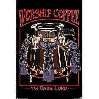STEVEN RHODES - WORSHIP COFFEE Wooden Jigsaw Puzzles UE193