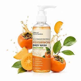 creamy lather persimmon body wash 100 ml, for daily use, easy to use-DZF