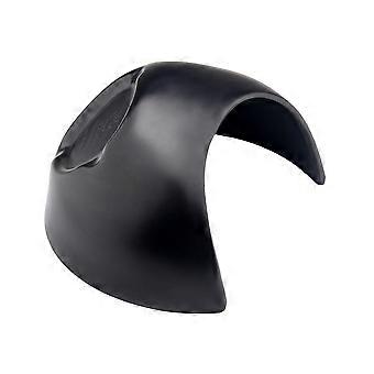 Plastic Reptile Cave Shelter for Pets 2Pcs Black Small Animal Habitat