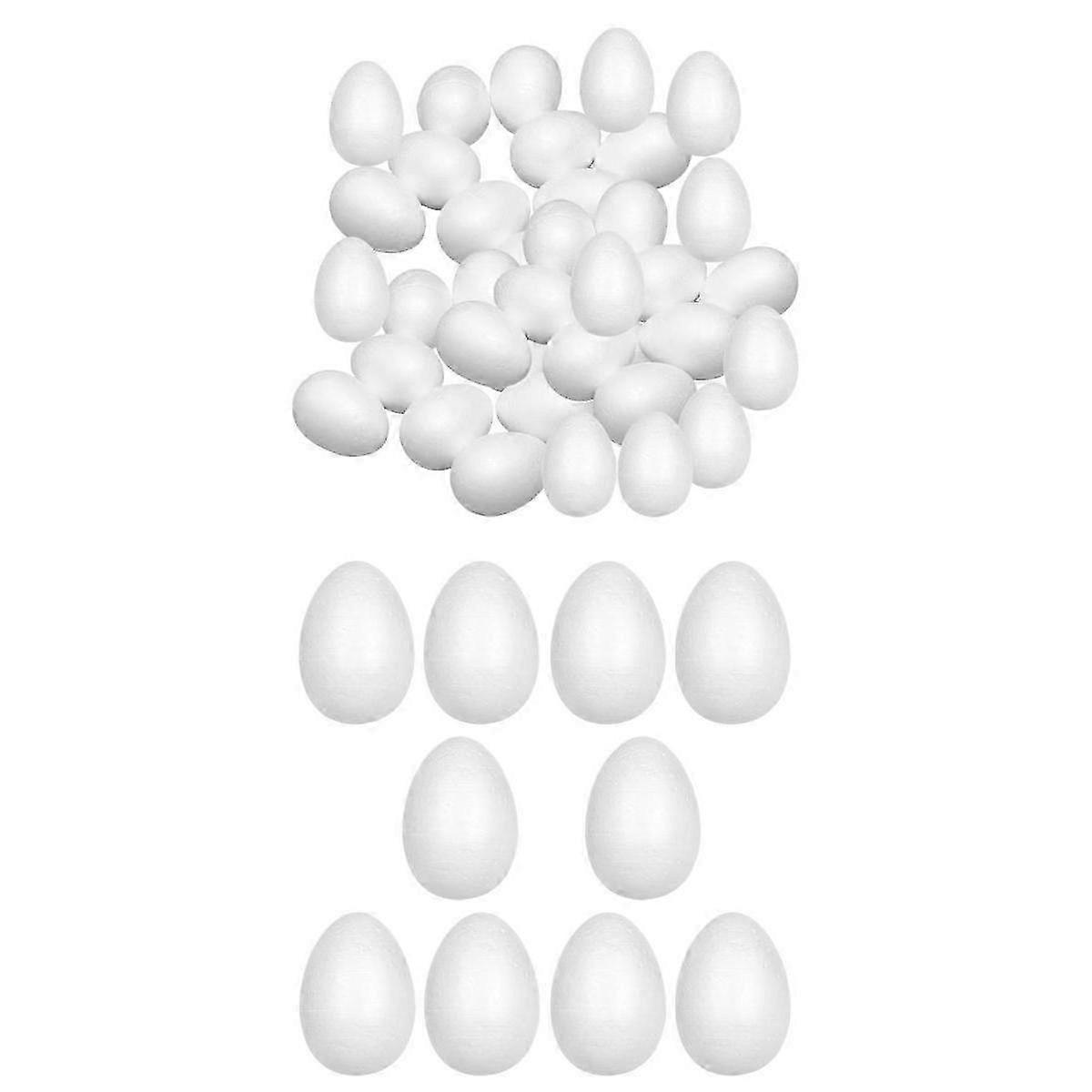 60pcs Foam Easter Eggs DIY Craft