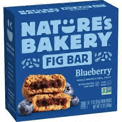 Nature's Bakery Blueberry Fig Bars, 6 ea