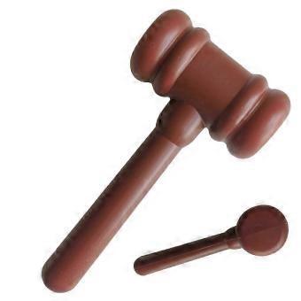 Durable PP Gavel for Role Play