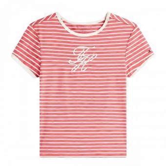 Tommy Hilfiger Womens/Ladies Embroidered Logo Regular T-Shirt