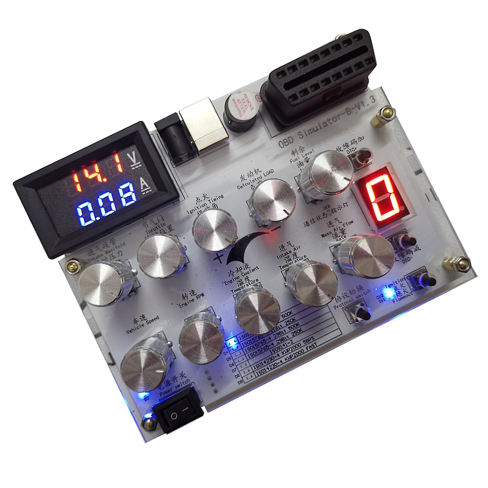 Car Ecu Simulator/obd Simulator/j1939/obd Ii/elm327 Development Test/can Eu