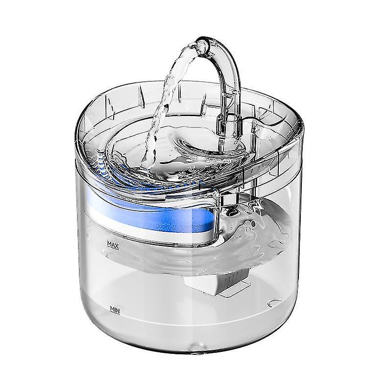 Pet Automatic Water Dispenser Circulating Fountain 1pc Transparent