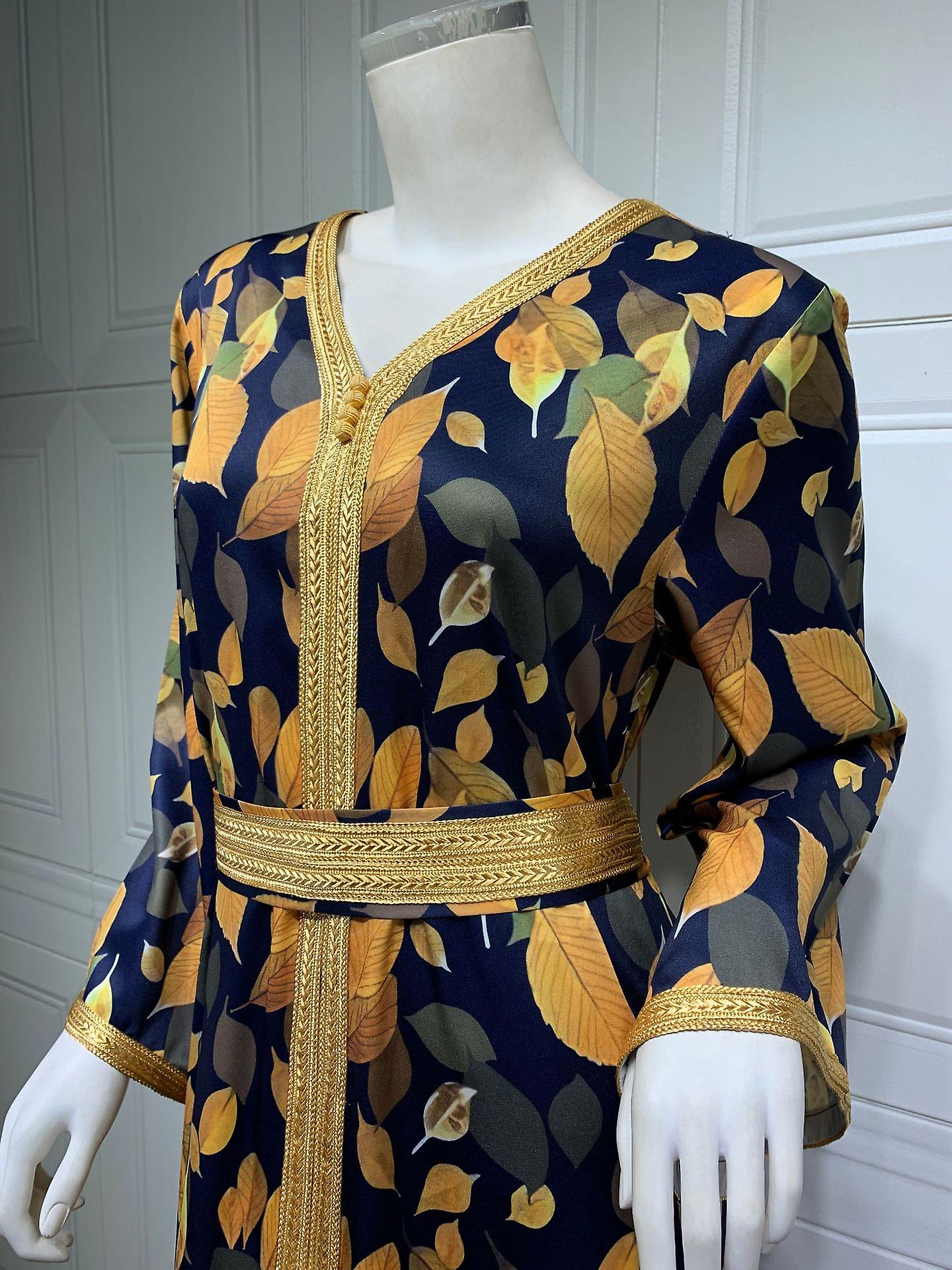 Islamic Clothing Caftan Brocard 2020 Dress Women Big Swing Evening