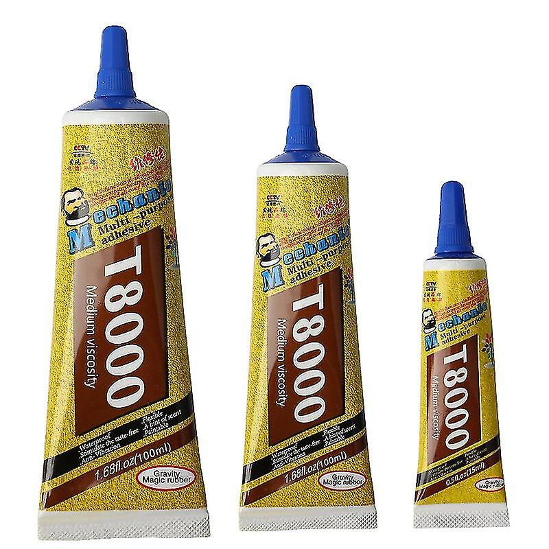 Mechanic 15ml/50ml T-8000 Multi Purpose Glue Adhesive Touch Screen Super Glue Mobile Phone Screen Adhesive Clear Liquid Glue