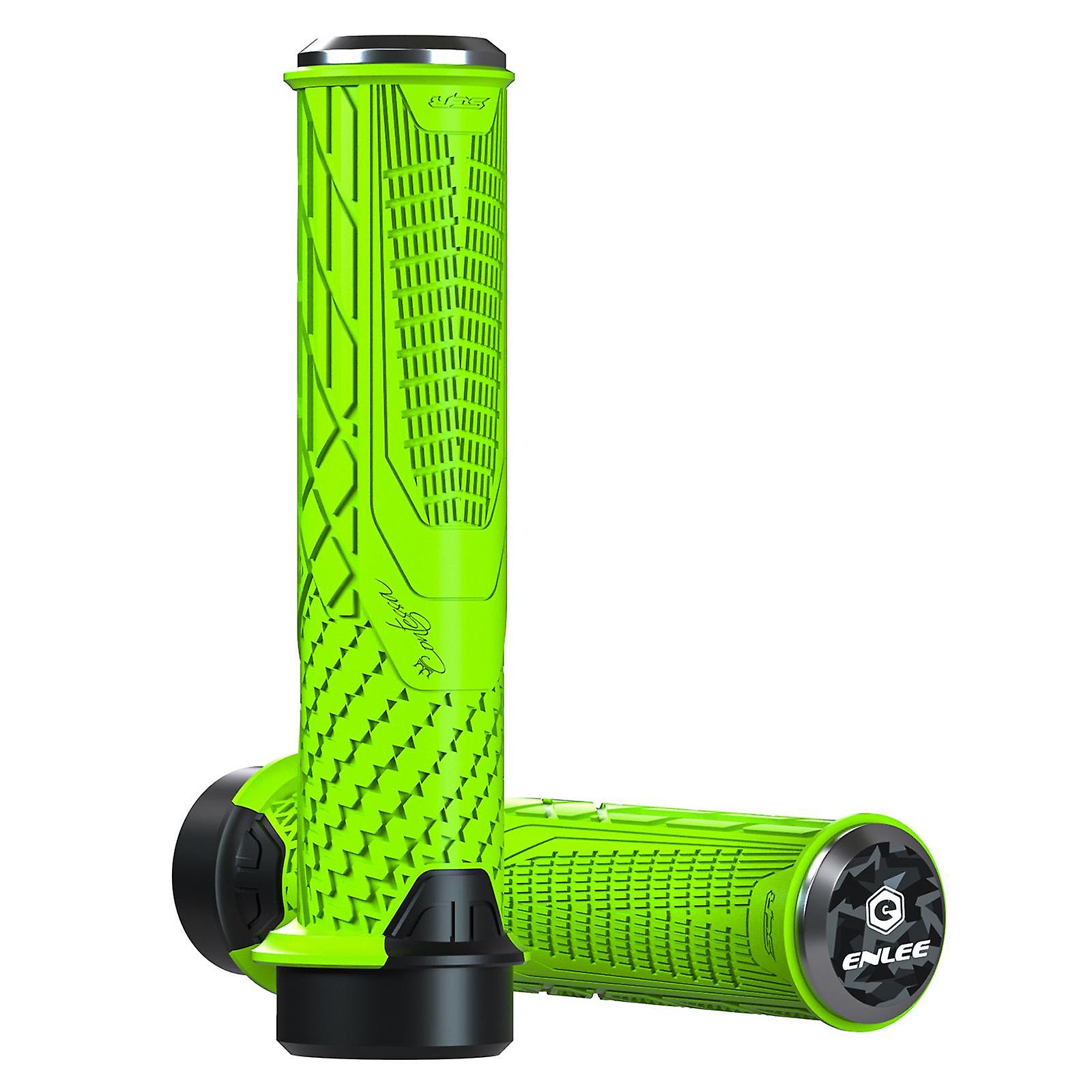 Shockproof Bike Handlebar Grips 22.2mm Bicycle Grips Non-Slip Soft Silicone Handlebar Cover End for