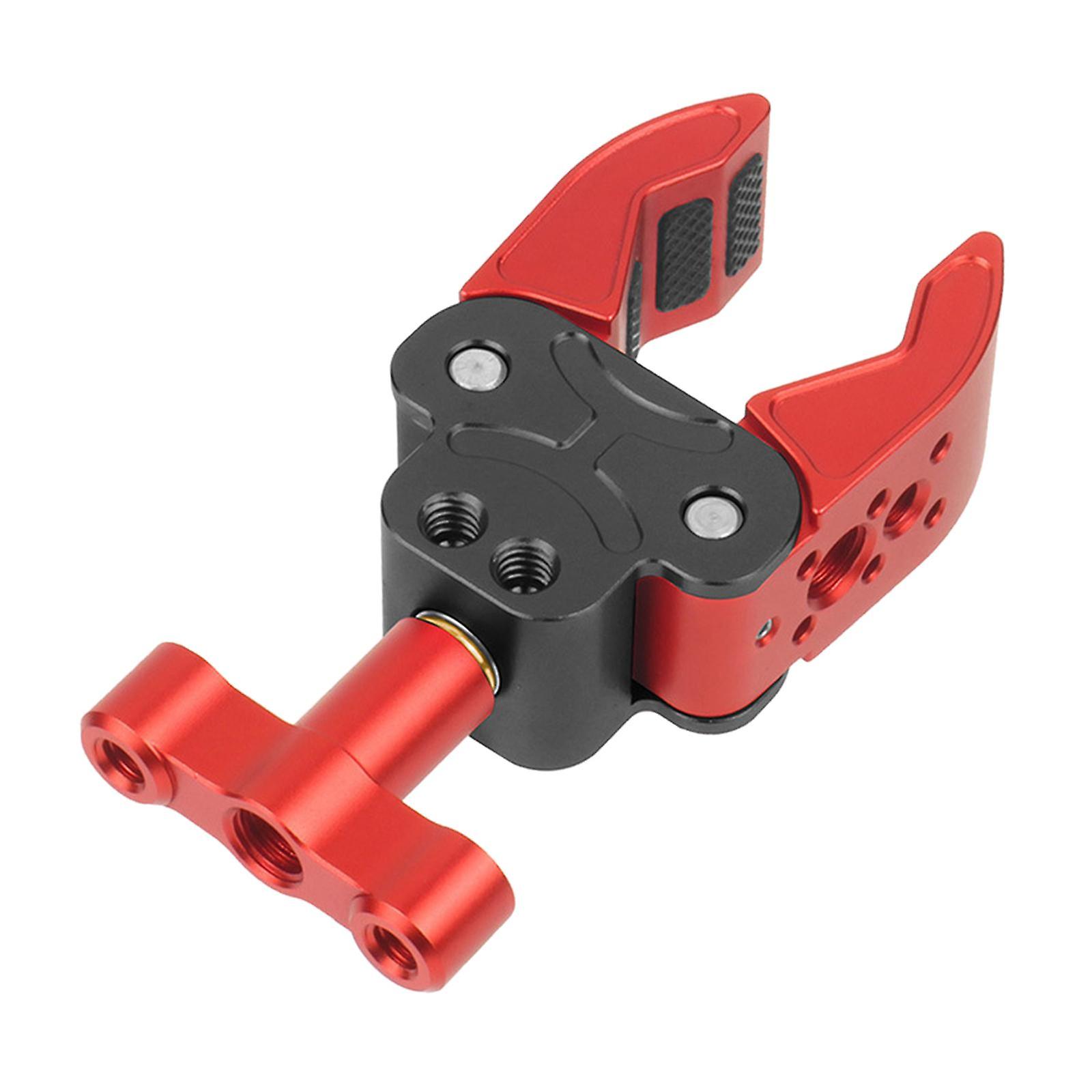 Photography Arm Clamp Multi-Function for DSLR Camera Arm  Red Black B
