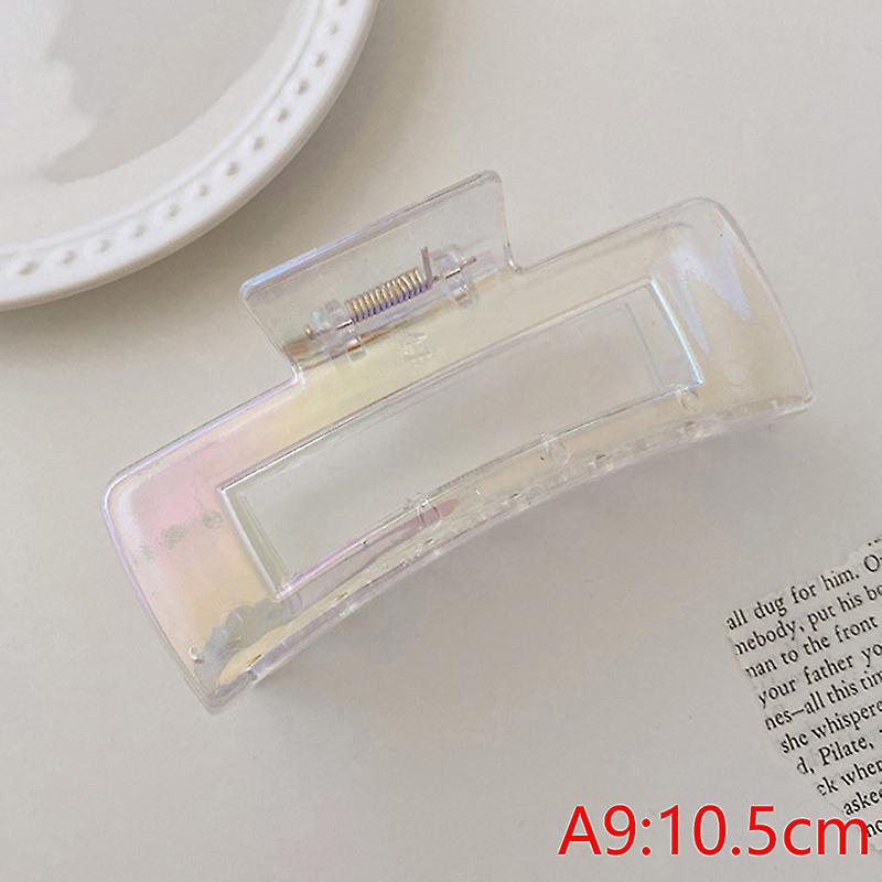1 Pcs Summer Laser Gradient Color Hair Claw Sweet Fairy Hair Clips