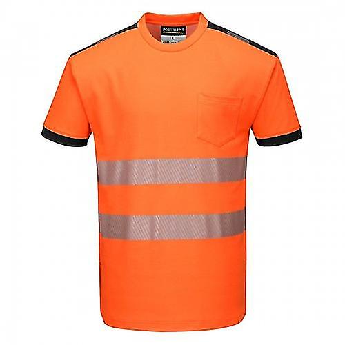 Portwest Mens Hi-Vis Safety T-Shirt