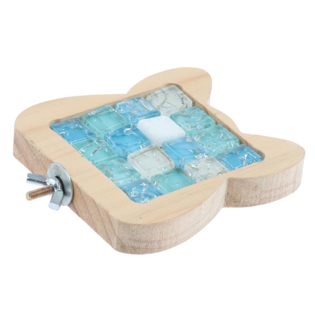 Træhamster Platform Bur Stativ Legetøj Springbræt Legetøj til små dyr