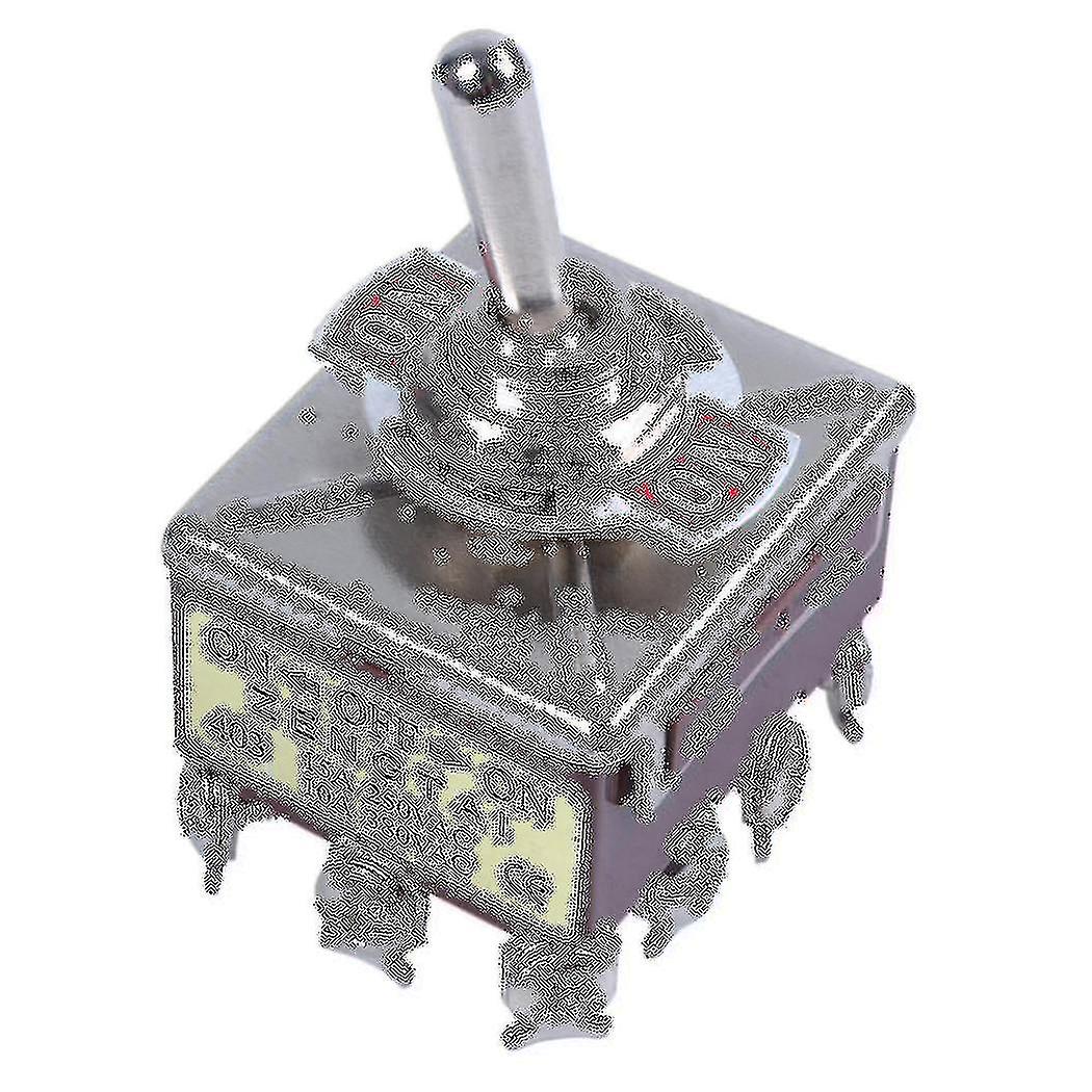 Ac 380v 10a On/off/on 3 Positions 12 Pin Latching Toggle Switch 4pdt