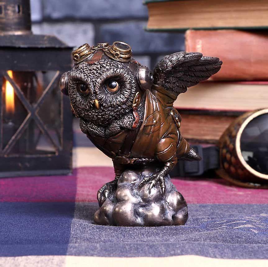 Steampunk Owl Figurine Ready For Take Off Sculptures & Statues
