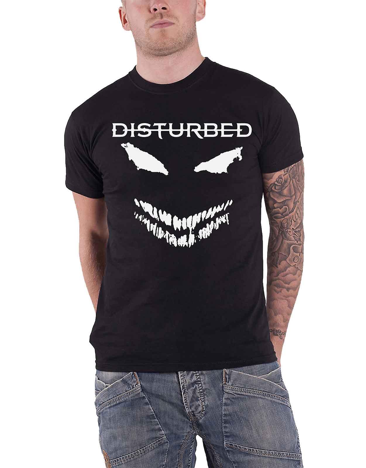 Disturbed Scary Face Candle T Shirt