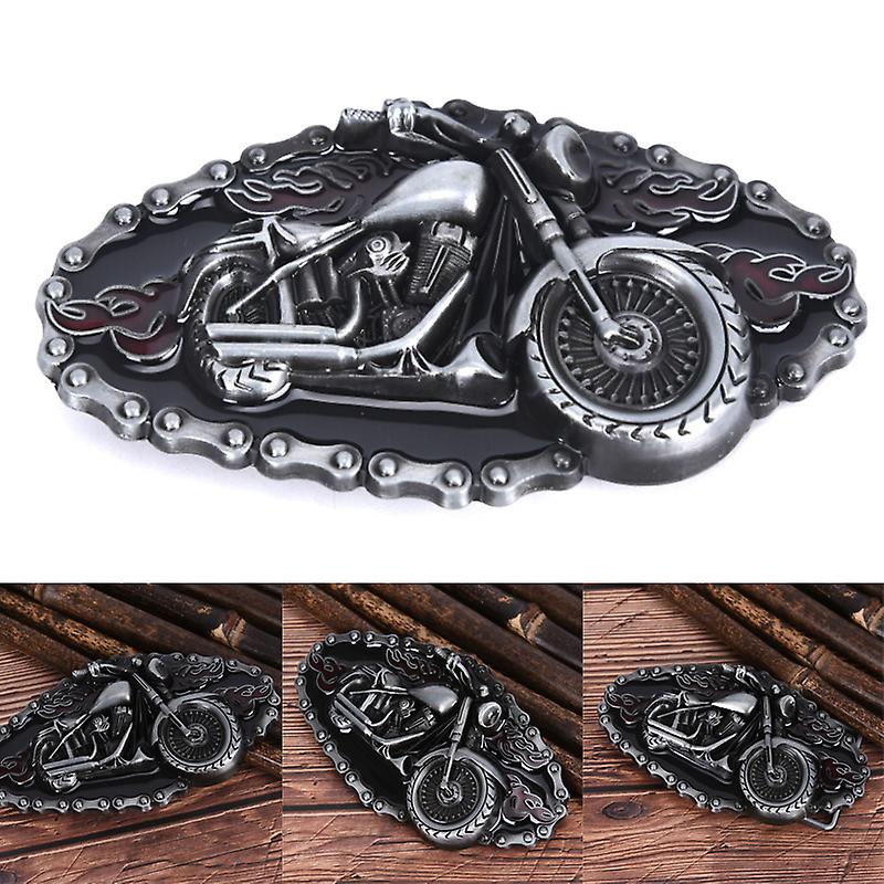 Fashion Men Vintage Motorcycle Modelling Cowboy Alloy Style Belt Buckle HFMQV