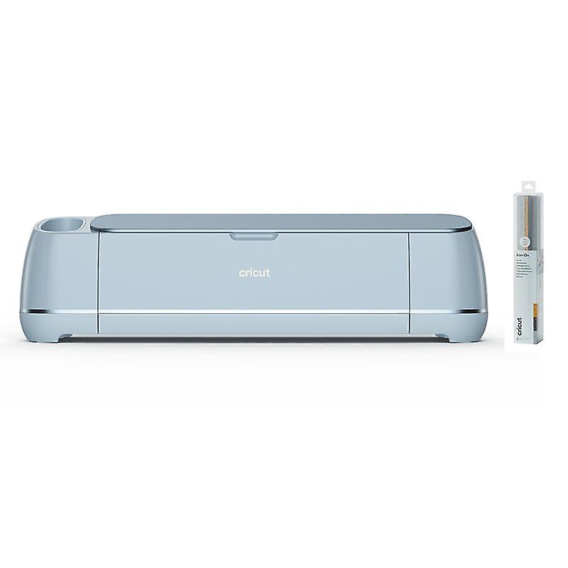 מכונת חיתוך Cricut Maker 3 + 3 גיליונות סרט גמיש נצנצים שחור, זהב, כסף 30.5 x 30.5 ס"מ
