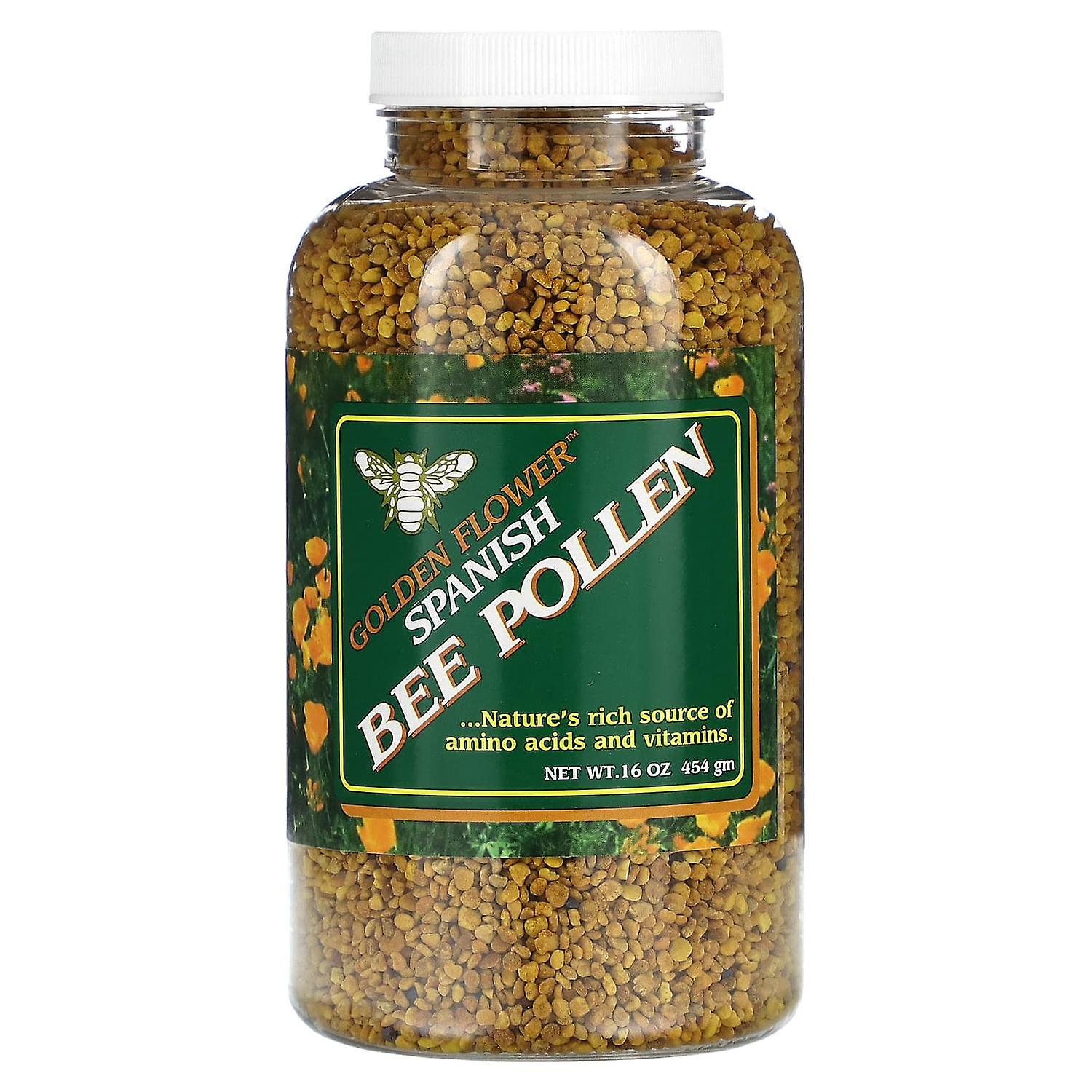 Golden Flower, Spanish Bee Pollen, 16 oz (454 g)