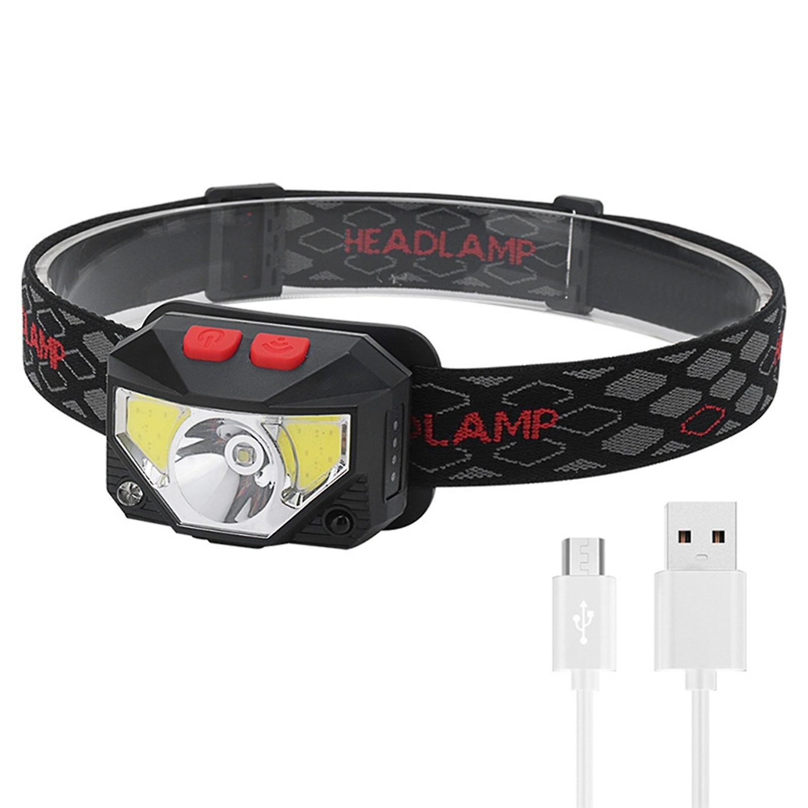 XPG+COB Charging Induction Strong Light Headlight