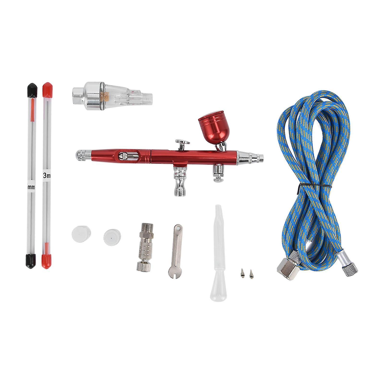 Versatile Airbrush Kit with G1/8 Brass Nozzle for Multiple Art Applications