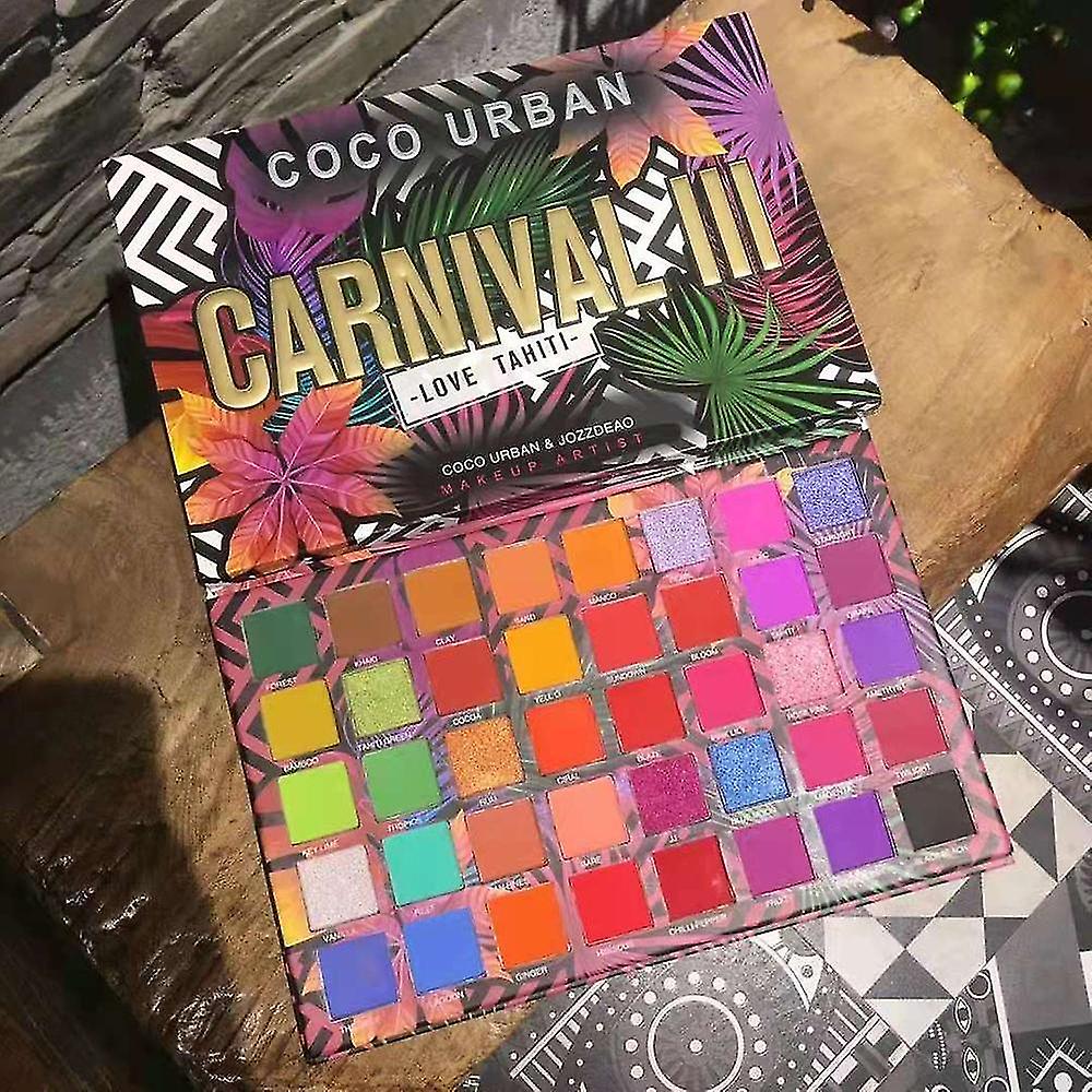 Eye Shadow Colors Eye Shadow Palette Vivid Summer Look Eyes Makeup Glitter Eyeshadow Shimmer Matte Eye Shadow