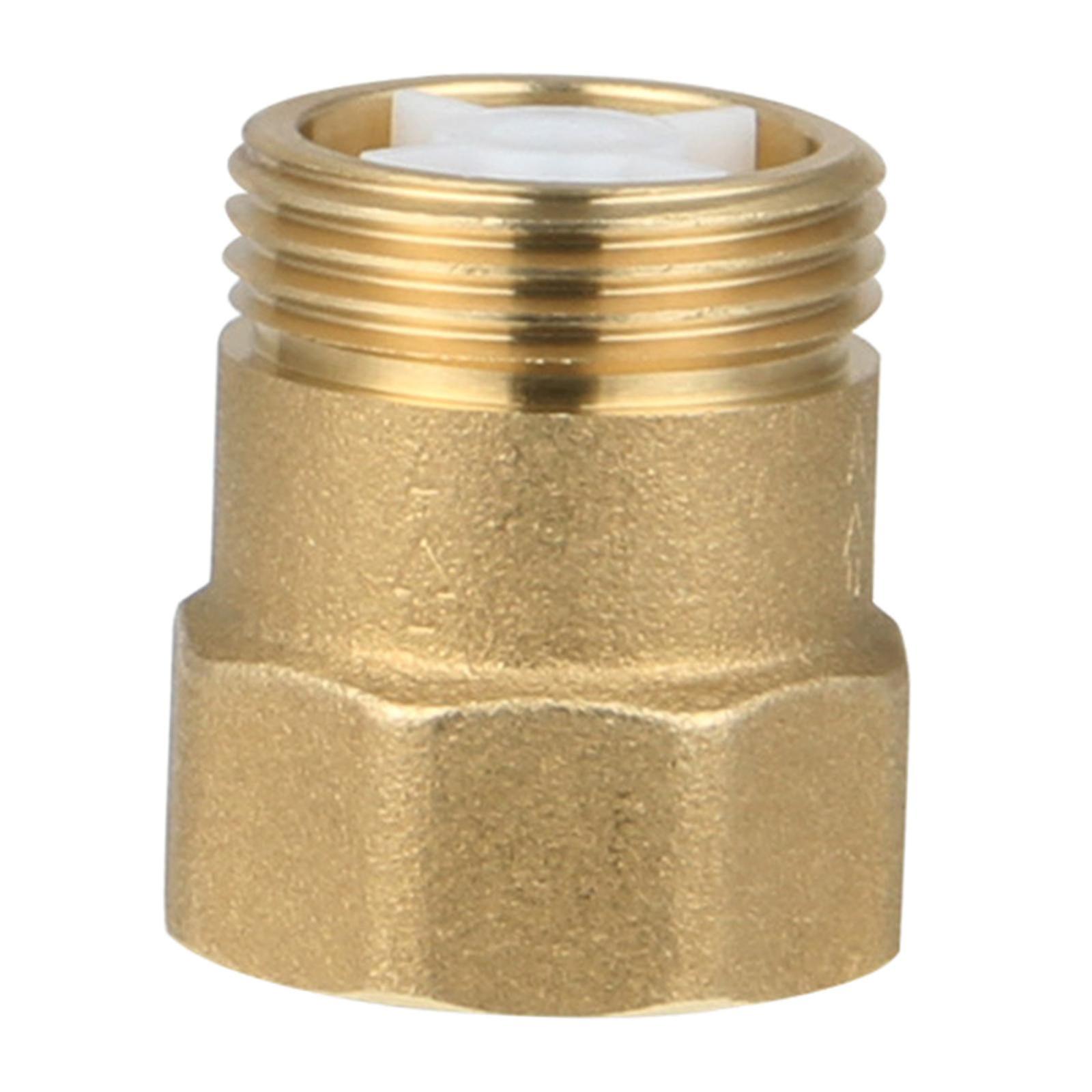 Brass One Way Air Vent Valve Garden Hose Check Valve for Air Compressor