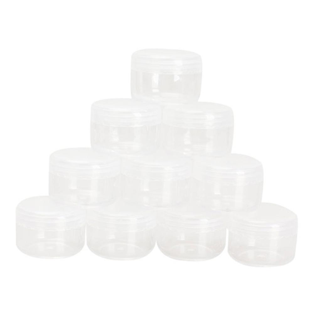10Pcs/50Pcs Mini Cosmetic Jar Pot Eyeshadow Compact Makeup Face Cream Container New