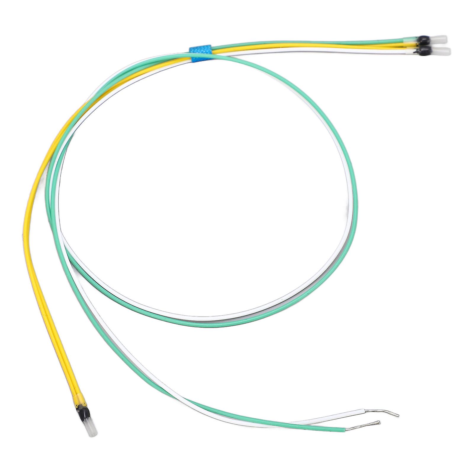 PTC Thermistor 3 Core Epoxy Resin Waterproof Probe Fast Conduction Temperature Sensor Thermal Switch 140℃ 